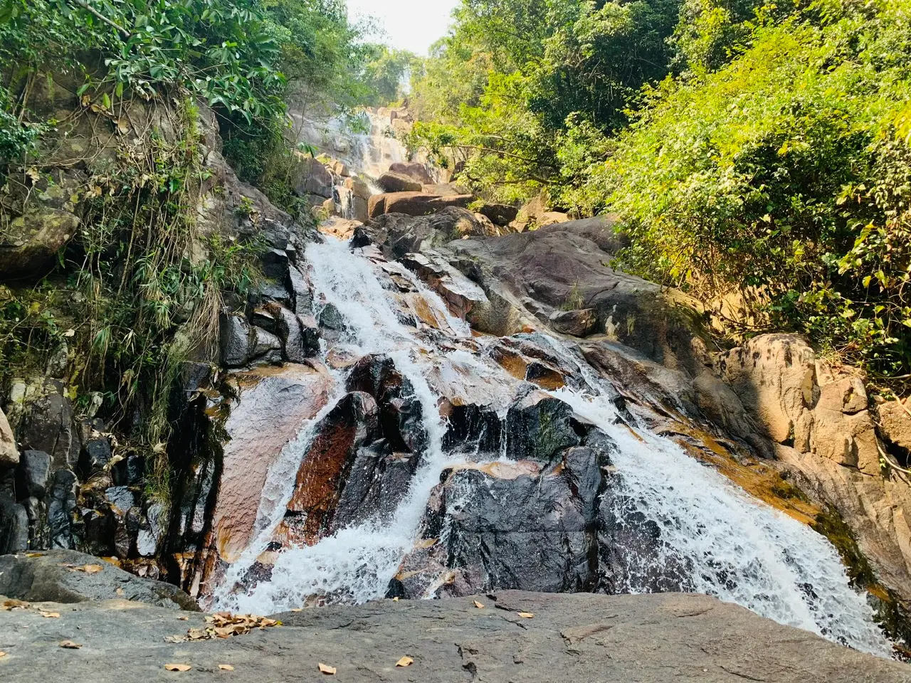 Suoi Tien Waterfall in Que Son Multi-level Suoi Tien waterfall in Que Son, near Hoi An
